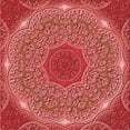 thumbnail image 1 of Ahgly Company Indoor Square Patterned Love Red Area Rugs, 7' Square, 1 of 6