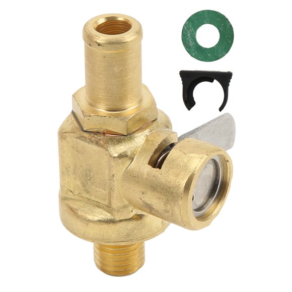 Aramox F124N Engine Quick Oil Drain Valve Kit With Nipple M10-1.25 Thread One Touch Operation For Vehicles