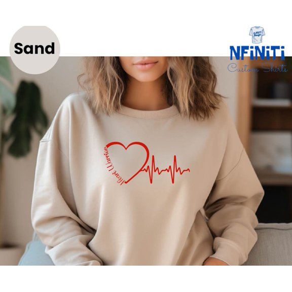 Heart Disease Awareness Sweatshirt: Heart Warrior Gift TSHIRT All Size S-5XL