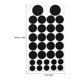 thumbnail image 2 of FENGGUIQU Pegatinas De Fieltro Negras Para Manualidades Y De Ropa Resistente Y Duradera, 2 of 8