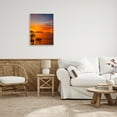 thumbnail image 3 of Stupell Industries Pleasant View Sunset Landscape Painting Gray Framed Art Print Wall Art, 24 x 30, 3 of 9