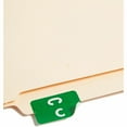 thumbnail image 4 of Smead AlphaZ ACCS Insert de Languette de Fichier, Vert Foncé avec Lettrage Blanc, 100 Unités, 4 of 5