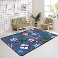 thumbnail image 4 of GZHJMY Soft Foam Nursery Area Rugs Cute Christmas Seamless Background Non Slip Play Mats for Kids Boys Girls Playing Room Living Room63x48 inch Carpet Runner, 4 of 6