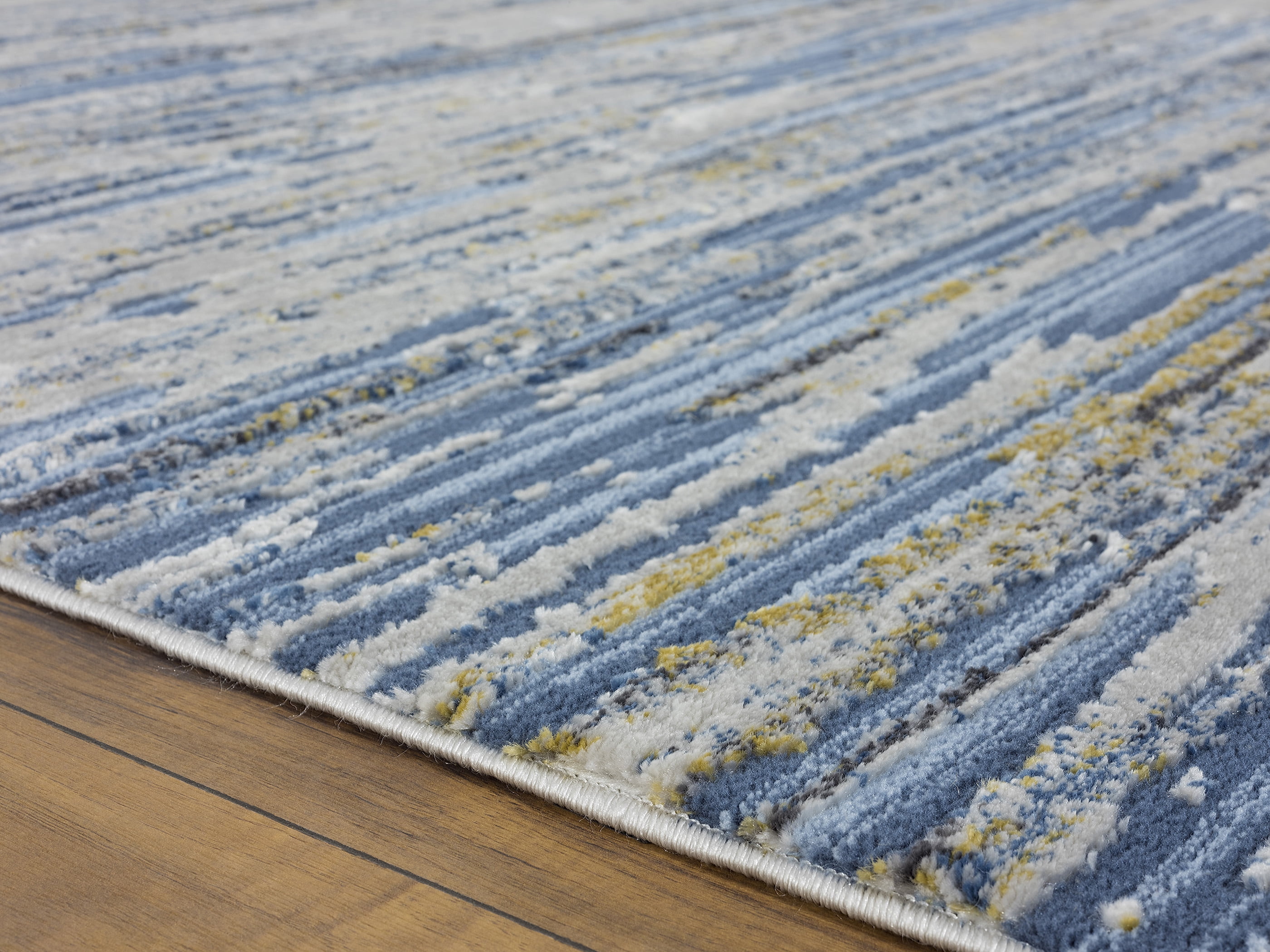 United Weavers Evolution Imperium Contemporary Abstract Area Rug, Blue, 9'10" x 13'2"