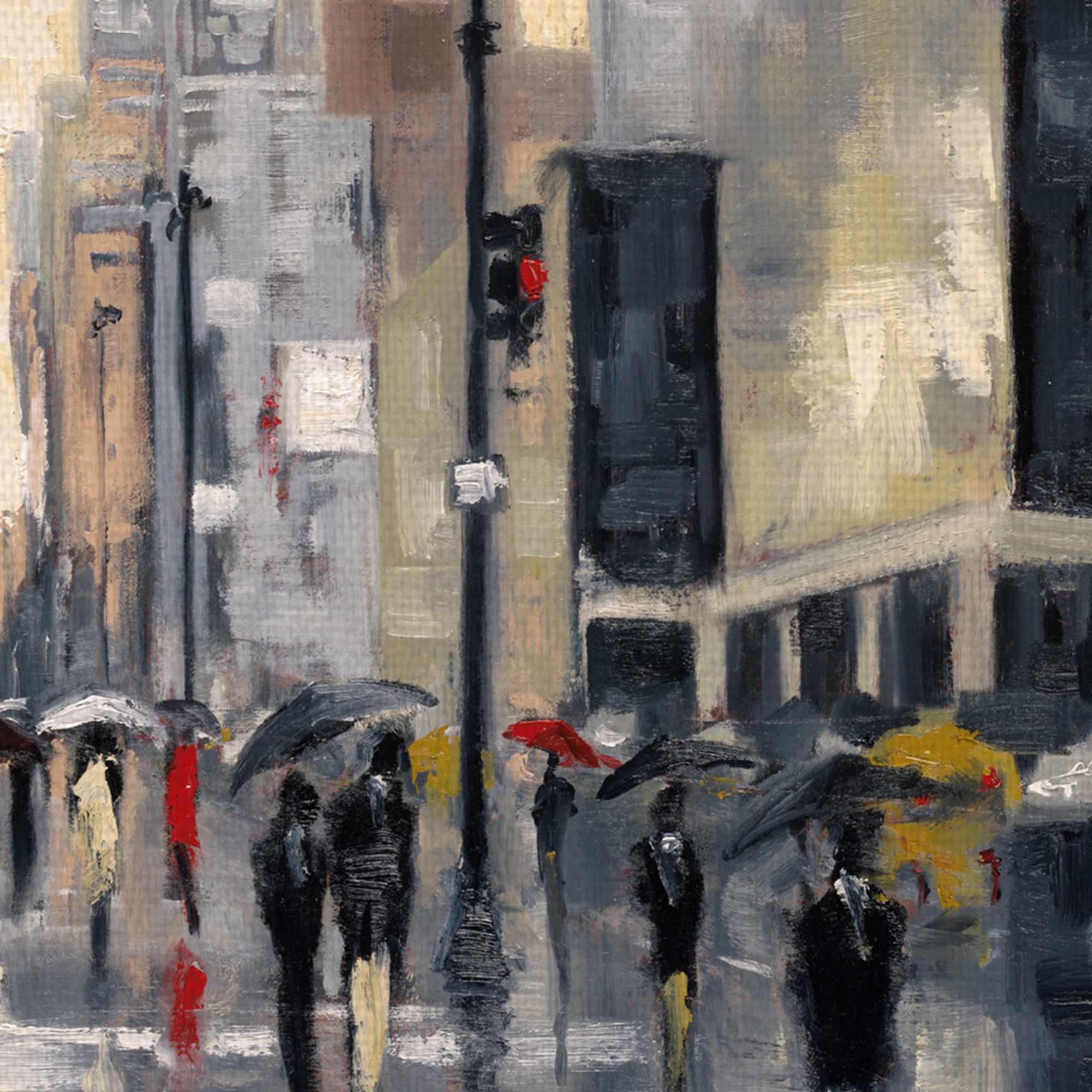 New York Showers by Shawn Mackey New York City Canvas Art