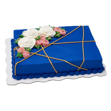 Geometric Elegance Sheet Cake