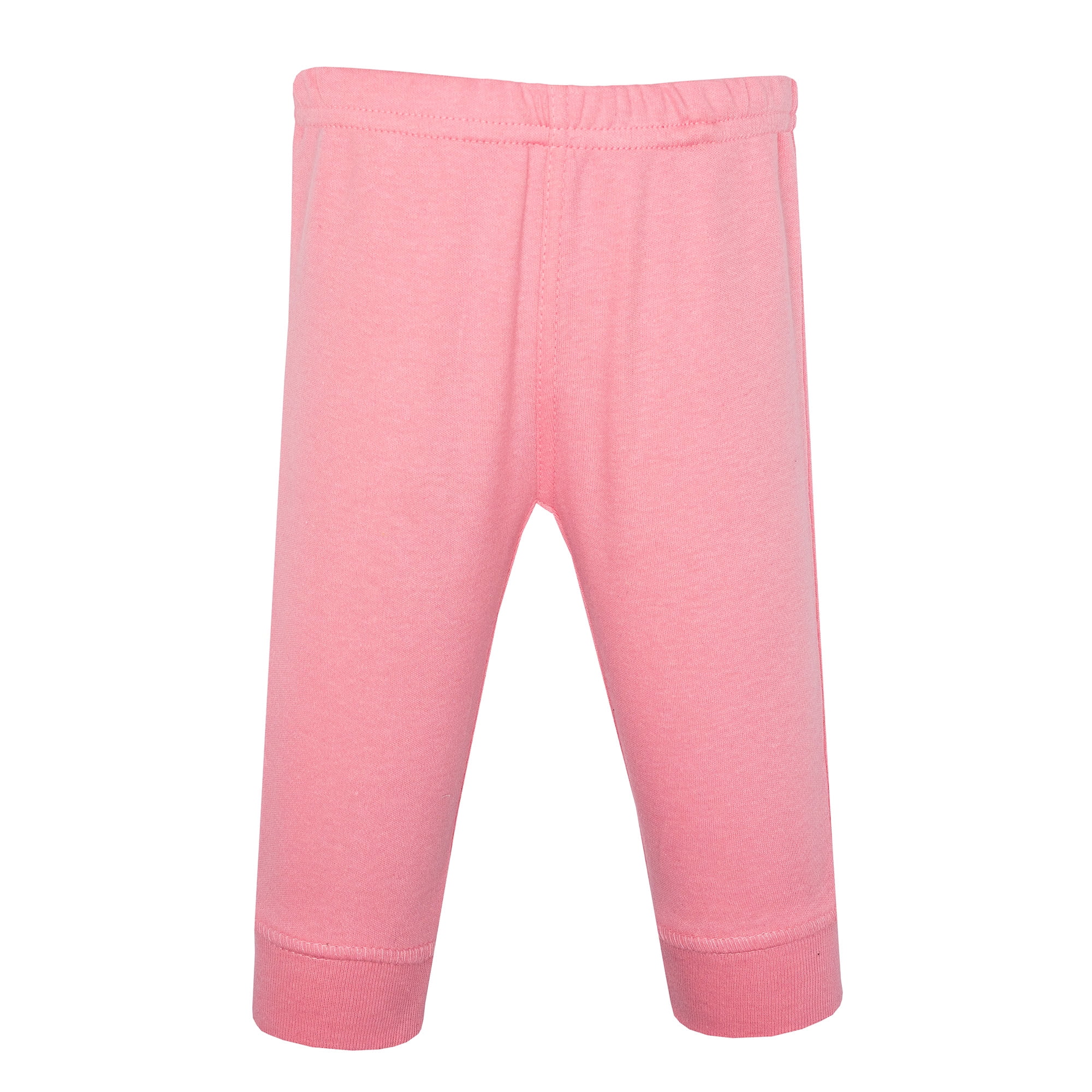 Hudson Baby Girl Cotton Pants and Leggings, Pastel Hearts, 3-6 Months