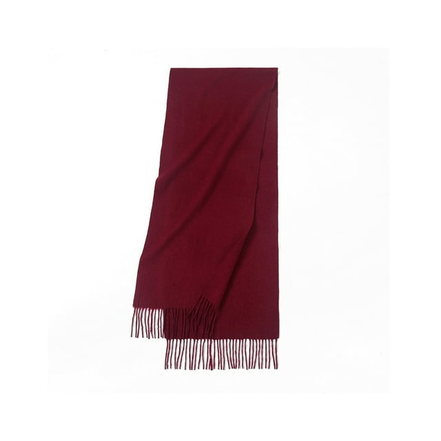 Sonducket Bufanda de mujer invierno cálido Color sólido viaje playa vacaciones al aire libre moda Simple borlas elegante chal para damas Accesorios de disfraces Tipo 10 Sonducket AP013266-10