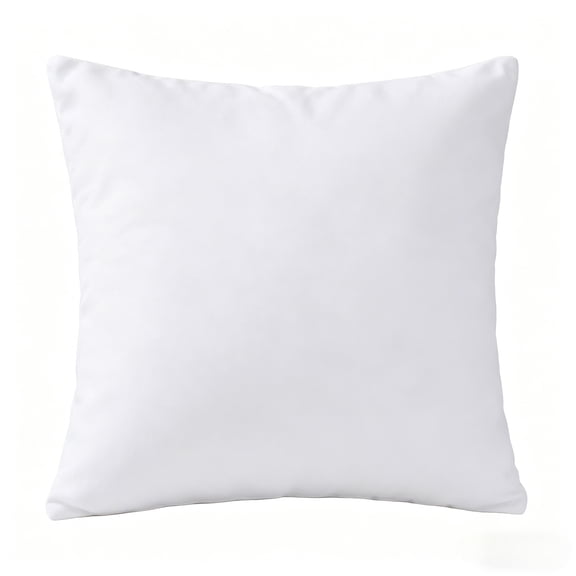 Set of 4, White 18 x 18 Inch Down Pillows, Suitable for Beds, Sofas and Couches - Fluffy Decorative Filler Pillows for Indoor & Outdoor Use