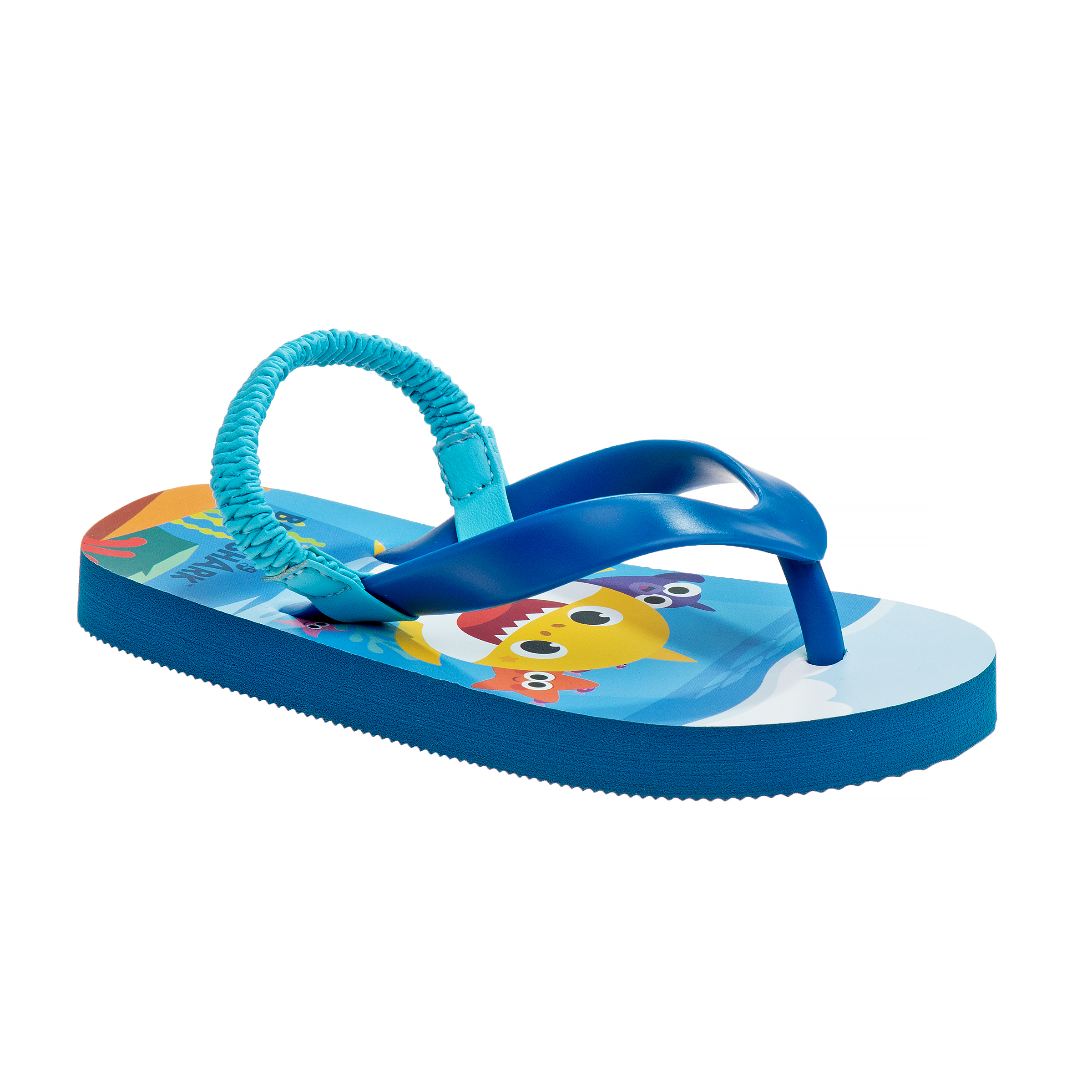 Baby Shark Boy Flip Flops with back strap