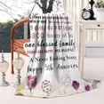 thumbnail image 5 of Gifts for 5th Anniversary Blanket, 5 Year Wedding Anniversary Couple Gifts for Dad Mom Grandparents-Blanket for Couples, Valentine, Birthday, Soft and Cozy Throw Blanket 60x80 Inch, 5 of 6