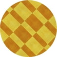thumbnail image 1 of Ahgly Company Machine Washable Indoor Round Transitional Neon Orange Area Rugs, 3' Round, 1 of 7
