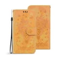 thumbnail image 7 of Feishell Wallet Phone Case for Samsung Galaxy A13 4G,for Women Men,Butterfly & Rose Embossed PU Leather Magnetic Clasp Flip Stand Card Slots Shockproof Ultra Thin Protective Cover,Yellow, 7 of 7