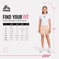 thumbnail image 6 of RBX Girls' Active Skirt - 2 Pack Pleated Athletic Performance Scooter Skort (7-16), 6 of 7