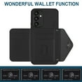 thumbnail image 6 of Allytech Galaxy A34 5G Wallet Case with Hand Wrist, Luxury PU Leather Shockproof RFID Blocking Cards Slots Stand Magnetic Closure Phone Case Cover for Samsung Galaxy A34 5G, Black, 6 of 8