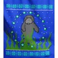 thumbnail image 4 of Old Glory Womens Ugly Christmas Sweater Manatee Floaty Potato Long Sleeve T Shirt, 4 of 5