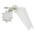 thumbnail image 2 of Luz navideña decorativa USB con diseño de copos de nieve y carámbanos, accesorios para aleros de ventanas, multiusos, 8 modos de decoración navideña. Vistoso, 2 of 8