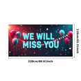 thumbnail image 3 of Shiny Golden We Will Miss You Banner Party Decoration Background Balloons Streamers Bunting for Farewell Party Retirement Party Departure Celebration Photography Props, 3 of 8