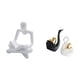 thumbnail image 5 of Escultura De Cisne Imaginativa, Figura Artística Para Sala De Estar Y Decoración De Mesa, Adorno único De Pareja Para Estantería Y Entrada., 5 of 8