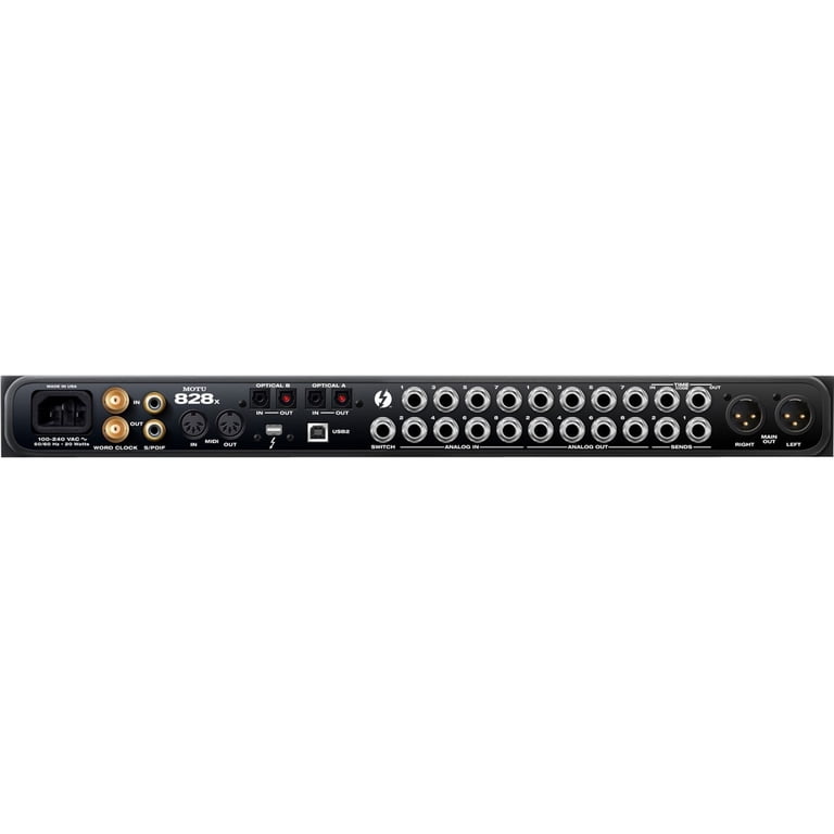 MOTU 828x Digital Audio Recording Interface - Walmart.com MOTU 828x Digital Audio Recording Interface - Walmart.com
