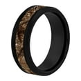 thumbnail image 3 of Men's Black Tungsten Brown Camo Center 8MM Wedding Band - Men's Ring, 3 of 4