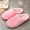 Pink, variant on Floleo Clearance Women's House Slippers Slip-On Anti-Skid Flower Indoor Casual Shoes Snow Slipper