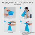 thumbnail image 2 of 1500ml Disposable High Density Emergency Vomiting Bag With Snap 10 Pieces (White), 2 of 5