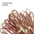 thumbnail image 4 of Palillos de cóctel de bambú en forma de corazón, 100 unidades, rojos, 4 of 7