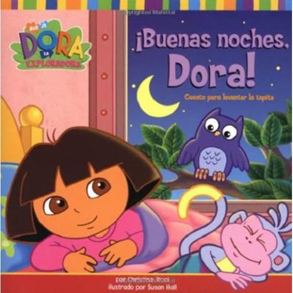 Pre-Owned Buenas Noches, Dora!: Cuento Para Levantar LA Tapita (Dora the Explorer) (Spanish Edition) (Paperback) 0689866488 9780689866487
