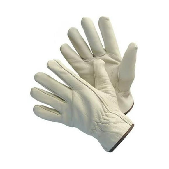 Major Gloves & Safety 32-1383PP-TG Gants de Conducteur en Cuir de Vache Isolés avec Doublure Rouge - Extra Large