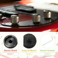 thumbnail image 3 of Uxcell Aluminium Potentiometer Knob, Universal Top Hat Knob Volume Tone Control Knob with Set Screw for Guitar Bass Black, 3 of 6