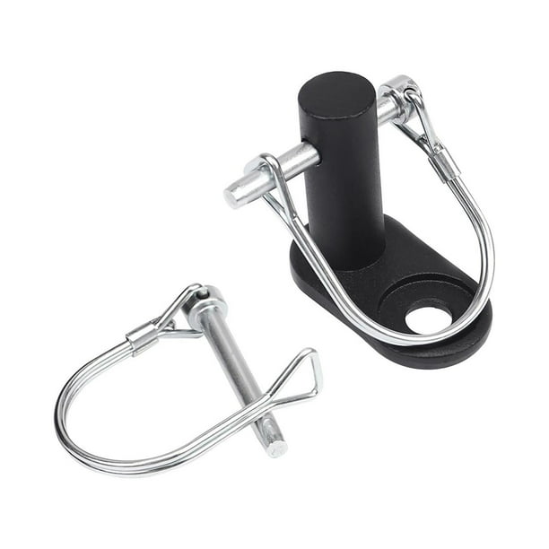 Adaptador de enganche de remolque de bicicleta, accesorio de remolque de bicicleta de acero al carbono, conector de acoplador de remolque de bicicleta Cola enganche de remolque de bicicleta