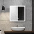 thumbnail image 3 of HOMLUX Rectangular Frosted Edge LED Mirror 48x 36, 3 of 5