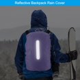 thumbnail image 4 of Waterproof Backpack Rain Cover, Non-Slip Cover with Vertical Reflective Strap Stay Dry for Hiking, Camping, Hunting, 4 of 5