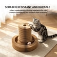 thumbnail image 4 of ENTU Multifunctional Cat Scratch Pole Retractable Corrugated Design Track Bell Ball 37.50in 37.50in 26.00in 1.77lbs, 4 of 6