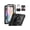 Black, variant on Case for Samsung Galaxy Tab A9 8.7 Inch 2023 Model SM-X110/X115/X117, Rugged Shockproof Cover with Stand, Shoulder Strap