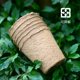 thumbnail image 4 of Xiao Hua Vaso de papel biodegradable para nutrición de plántulas, 100 unidades, maceta de cultivo biodegradable, taza de pulpa para plántulas, maceta de crianza nutricional, 3,23 x 3,07 pulgadas, 4 of 5