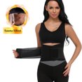 thumbnail image 3 of MISS MOLY Waist Trimmer Trainer Corset Sports Shapewear Running Belt for Women Modeling Strap Cincher Extra Tummy Control, Black, 3 of 7