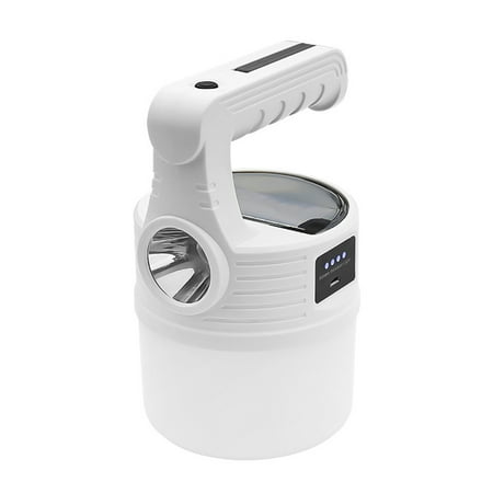 

Tomshoo LED Solar Camping Light USB Rechargable Night Lamp 10 Modes Waterproof Outdoor Emergency Hand Light