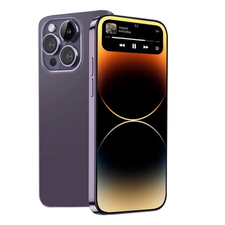 Unlocked Mobile Phone 5G network has 6.8 inch screen, 720x1600 resolution, 4800mAh long battery life, 4GB+128GB Storage