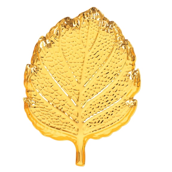 OUNONA Leaf Shaped Dish Tray for Home Desktop Organizer, Perfect for , , and Small Accessories