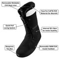 thumbnail image 4 of Alpine Swiss Men's Snowboard Boots | Waterproof, Custom-Fit Liner, Medium Flex for All-Mountain Riding, Winter Snow Boots, 4 of 7