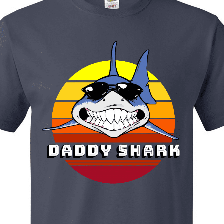 daddy shark vintage t shirt