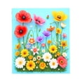 thumbnail image 2 of Durable Soft Flannel Blanket - Cozy Floral Design with Vibrant Colors for Sofa Travel Bed & Chair - Perfect for Springtime Comfort, 2 of 5