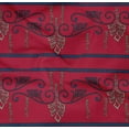 thumbnail image 4 of oneOone Organic Cotton Poplin Twill Fabric Swirl & Floral Block Printed Craft Fabric BTY 42 Inch Wide, 4 of 4