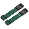 thumbnail image 1 of Unique Bargains Suitcase Belts with Quick Release Buckle Luggage Straps, Light Green 2 Pack, 1 of 5