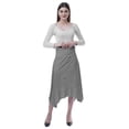 thumbnail image 2 of Moomaya Jupe Midi Mouchoir pour Femmes Taille Haute Décontractée Été, 2 of 6