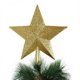 thumbnail image 2 of 20cm Árbol de Navidad Toppers Brillo Árbol de Navidad Top Star Ornamento Decoración Oro Sywqhk Libre de BPA, 2 of 3