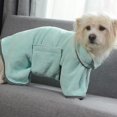 thumbnail image 2 of Albornoz para mascotas de secado rápido, textura suave superabsorbente, Toalla de baño para perros y gatos, suministros para mascotas JAMW Sencillez, 2 of 2