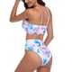 thumbnail image 3 of Bikini de cintura alta, bikini dividido con efecto tie dye, traje de baño de bikini dividido, resultados impresionantes, 3 of 5